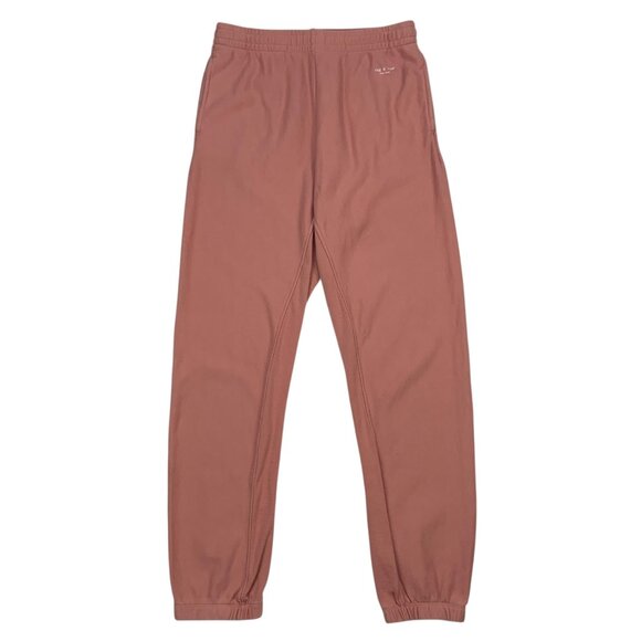 Rag and Bone City Terry Sweatpant Jogger M Mauved Out Pink Logo Pull On Hi-Rise - Picture 13 of 13